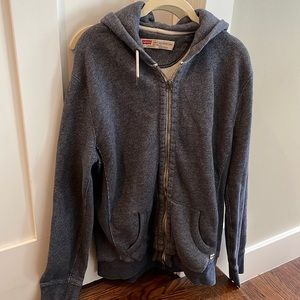 Mens Levis zip up hoodie
